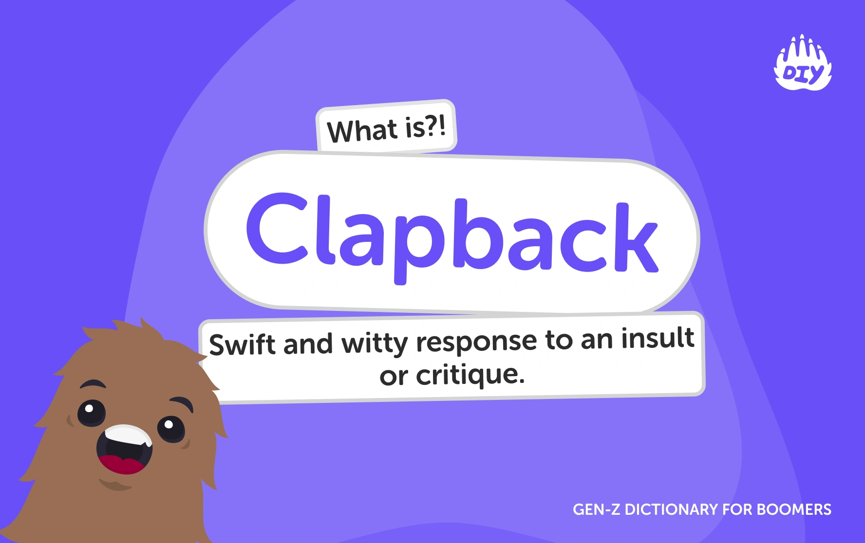 Clapback - Gen Z Slang Dictionary