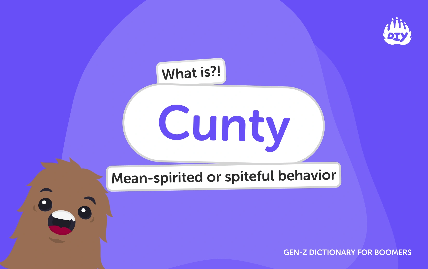 Cunty - Gen Z Slang Dictionary
