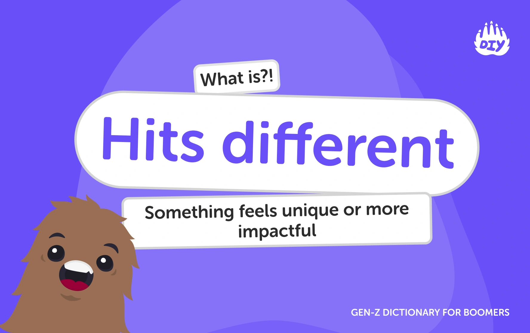 Hits different - Gen Z Slang Dictionary