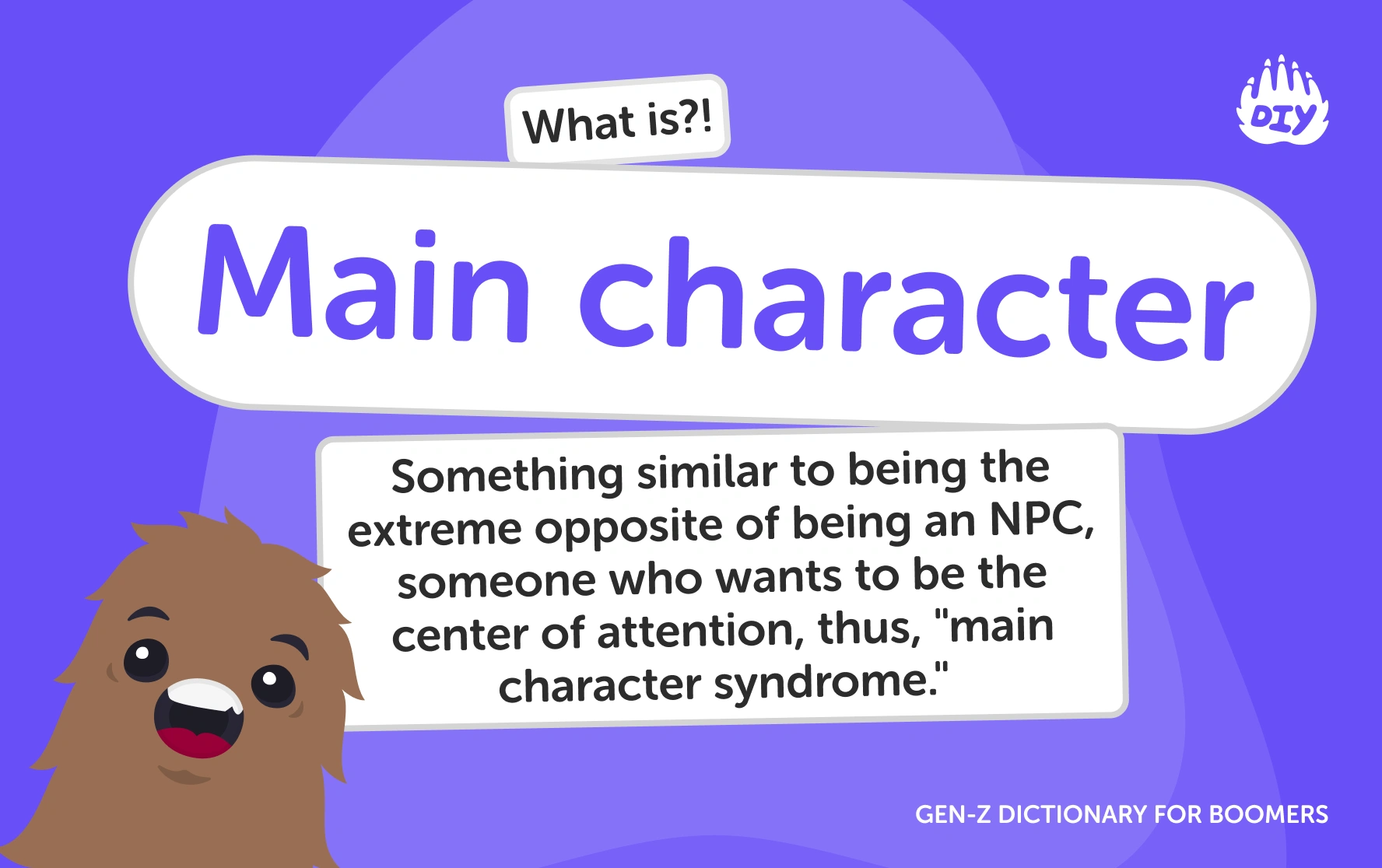 Main character - Gen Z Slang Dictionary