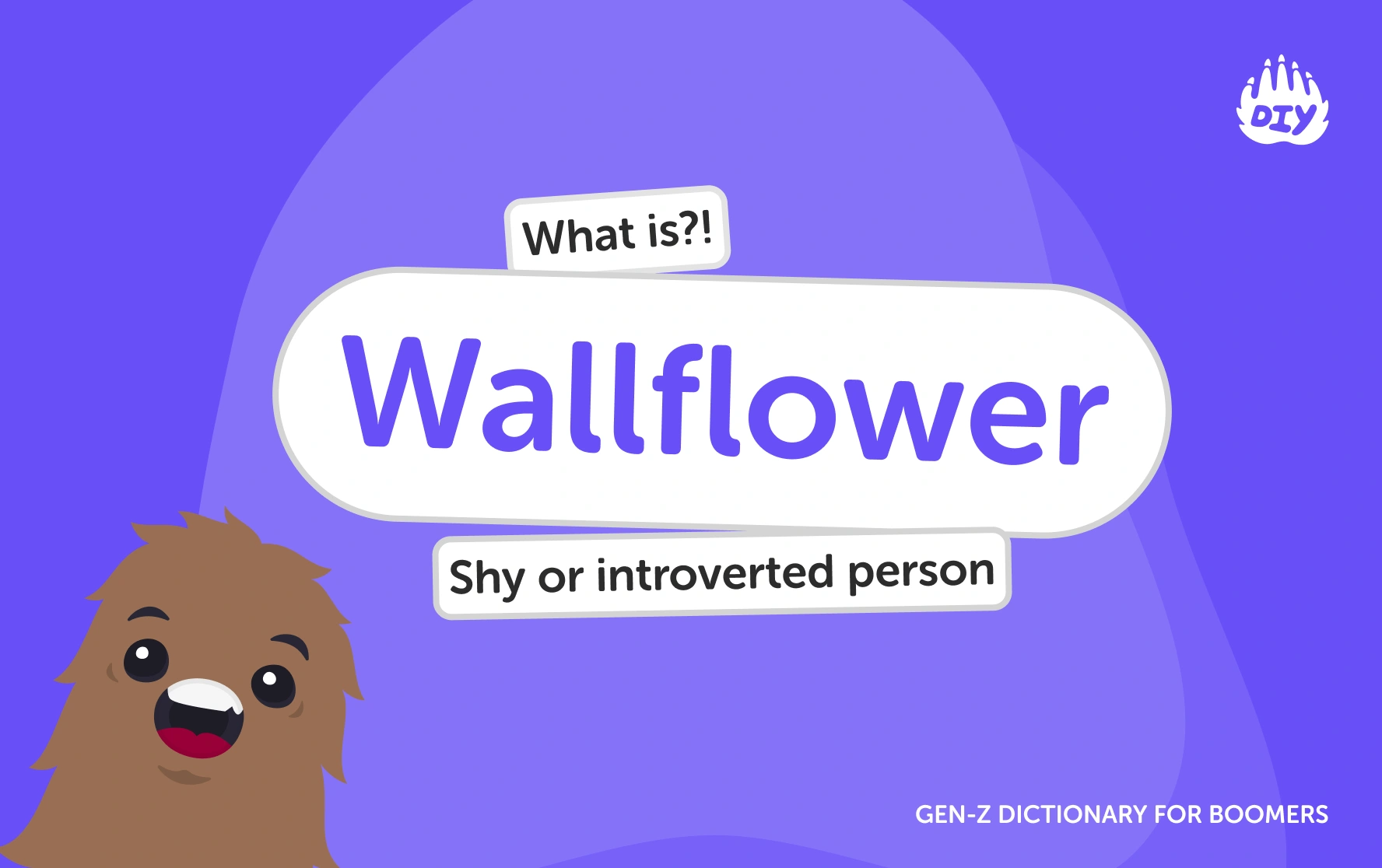 Wallflower - Gen Z Slang Dictionary